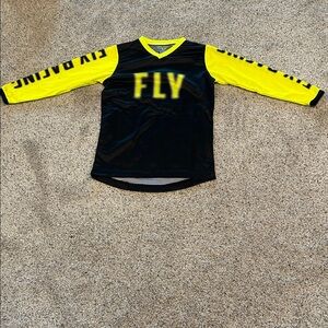 Fly Racing Kids Jersey - Black and Yellow